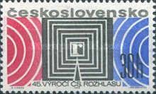 45 years Czechoslovakian Radio