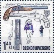 Duelling pistols, from Lebeda workshop, Prague, c. 1835
