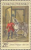 Groom and Horse, by Johann E. Ridinger (1734)