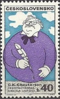 Gilbert K. Chesterton (1874-1936), English writer
