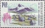 Alpine huts on the alps below Kriván