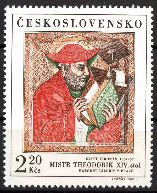 St. Jerome, 1357-67, by Master Theodorik