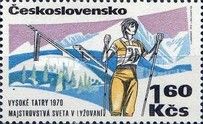 Woman skier