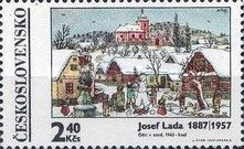 Children in winter, by Josef Lada