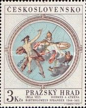 Hermes and Athena, by Bartholomy Springer (1546-1611)