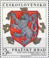 Czech coat of arms (lion), c. 1500