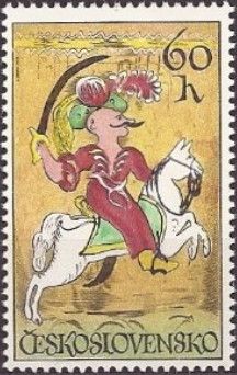"Turkish Janissary" (Enamel on Glass)