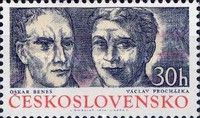 Oskar Beneš and Václav Procházka