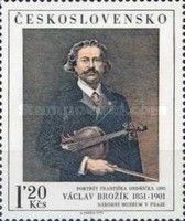 Violinist Frantisek Ondricek, by Vaclav Brožík (1893)