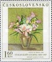 Vase with Flowers, by Otakar Kubín (1928)