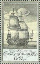 "Dutch Merchantman" by Vaclav Hollar