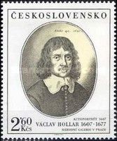 Vaclav Hollar, self-portrait (1647)