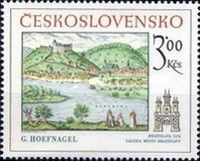 View of Bratislava, by Georg Hoefnagel (1574)