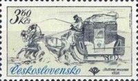 Postal sleigh, 1840