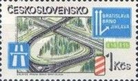 Prague-Brno-Bratislava Highway near Jihlava