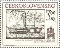 Bratislava, Paddle steamer Franz I, 1818