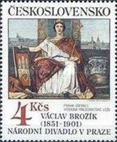 Symbolic figure of Prague, by Vaclav Brozik (1851-1901)
