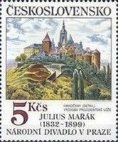 Hradcany Castle, by Julius Marak (1832-1899)