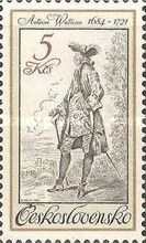 "Gentleman with Cane" (Antoine Watteau)