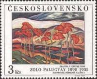 Landscape with Flowers, by Zolo Palugyay
