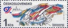 Gymnasts Performing with Ribbons