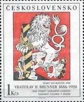 The Czech Lion, by Vratislav H. Brunner (1886-1928)