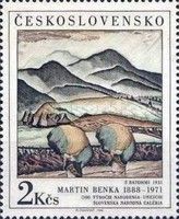 With Bundles, by Martin Benka (1888-1971)