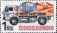 Globe and View of Desert on Truck Side