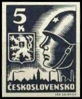 Head of a Soviet soldier with a helmet