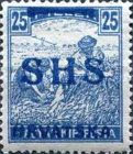 Hungarian Reaper Stamp overprinted ČESKO SLOVENSKÁ POŠTA