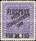 Austrian Airmail overprinted