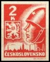 Head of a Soviet soldier with a helmet