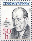 Birth Centenary of Antonín Zápotocký (1884-1957)