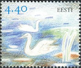 Spring - Two Swans