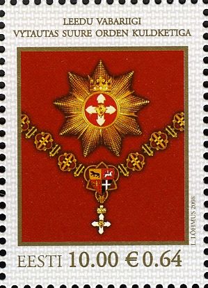 Order of Vytautas the Great with Gold Chain - Lithuania