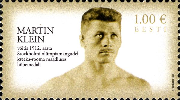 Cent. of First Estonian Olympic Medal Winner - Martin Klein