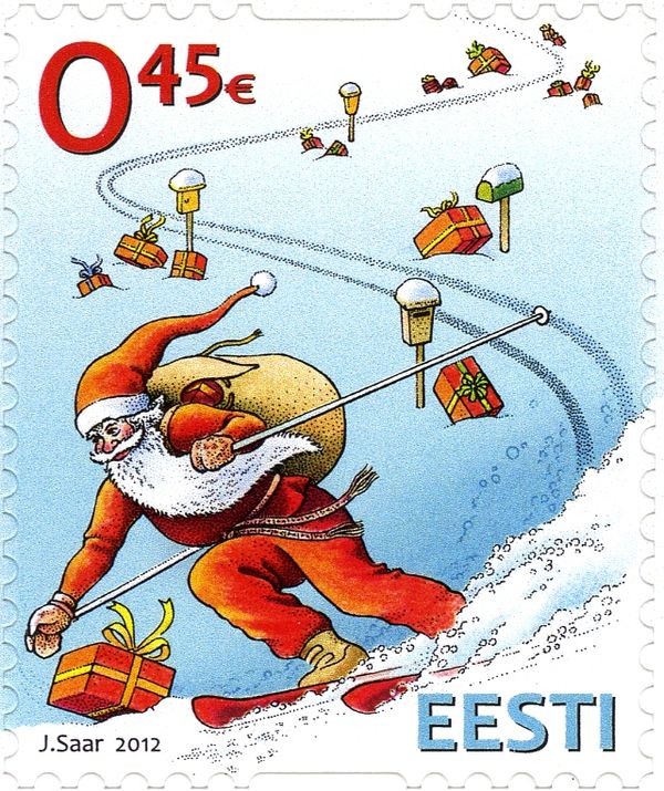 Christmas 2012 - Santa on Skis