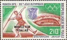 Munich 1972 – Klaus Wolfermann, Men's Javelin overprint