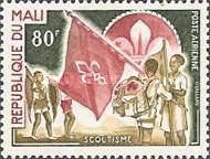 Scouts with Flags