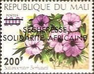 Satanocrater berhautii overprinted and surcharged