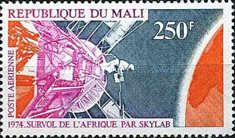 Skylab Over Globe with Africa