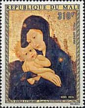 Madonna and Child, Bourgogne School (15th Century)