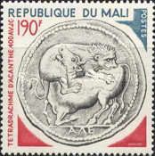 Akanthos Tetradrachm (400 BC), Lion Attacking Bull (obverse)