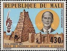 Visit of President Giscard d'Estaing of France