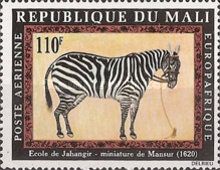 Zebra Miniature (1620) by Ustad Mansur