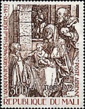 The Adoration of the Magi (detail), Dürer (c. 1501-1503)