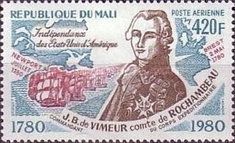 Comte de Rochambeau (1725-1809) and Fleet Landing in Newport