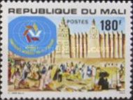 Encampment Outside Fort and Conference Emblem
