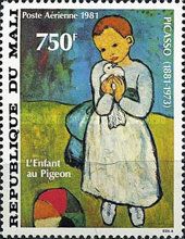'Child Holding a Dove', 1901