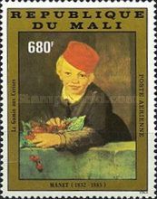 The Boy with Cherries, by Manet (1832-1883)